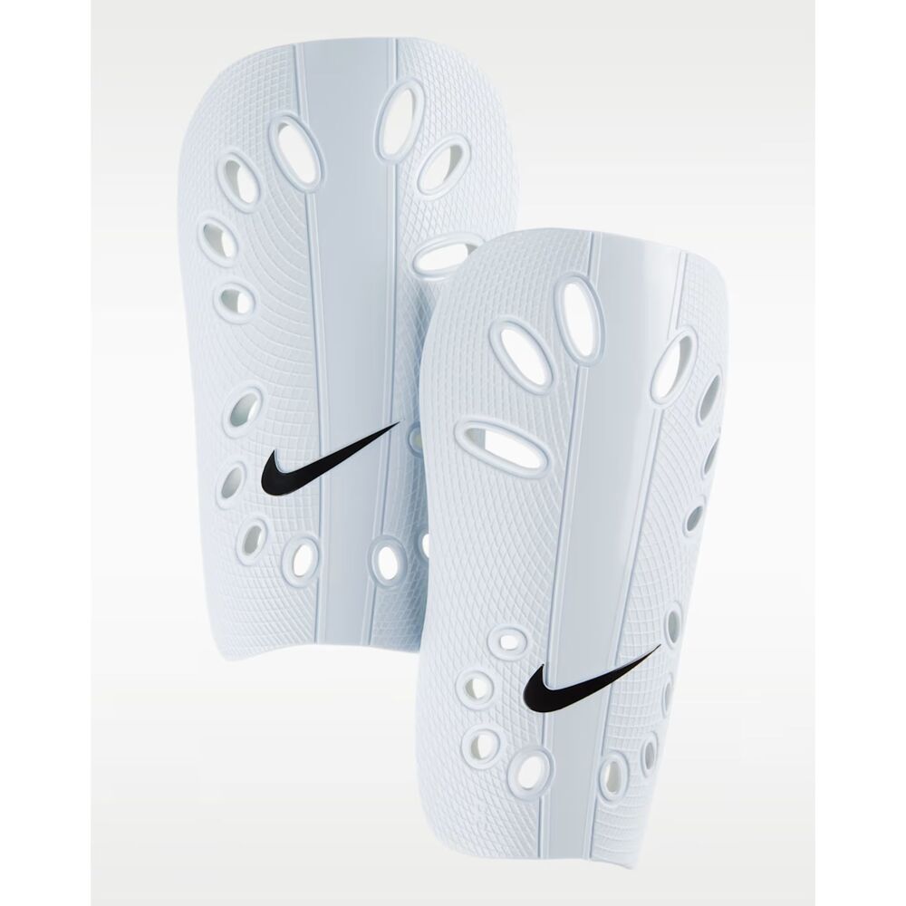 Nike J Soccer Shin Guards in White Size Large SP0040-101